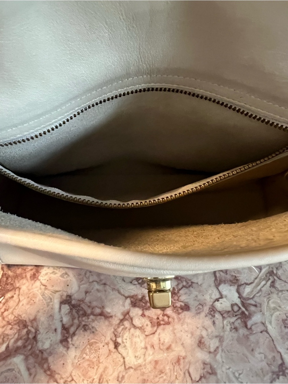 Coach Bone Leather Court Crossbody with Turn-Lock Hardware - Picture 9 of 10